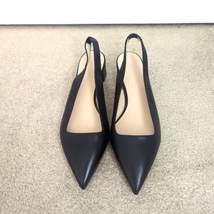 Brand new Everlane slingback shoes